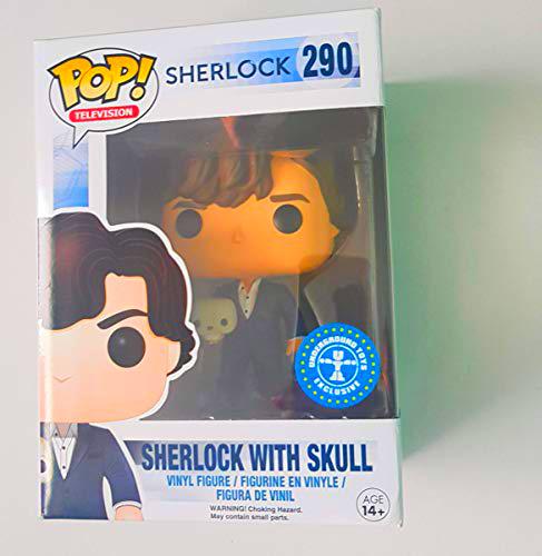 Funko - Figurine Sherlock - Sherlock avec Crâne Exclu Pop 10cm