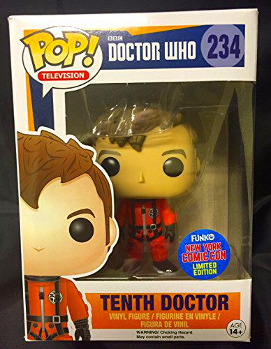 Funko - Figurine Doctor Who - 10th Doctor Orange Spacesuit NYCC 2015 Pop 10cm