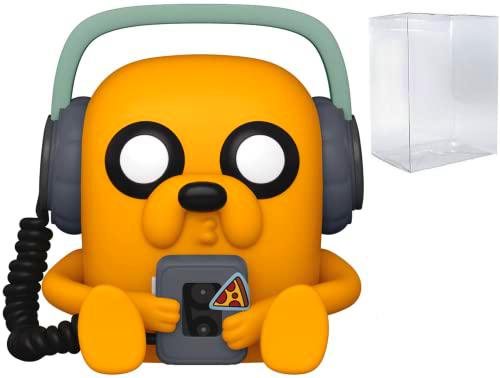 Adventure Time - Figura de vinilo de Jake con Player Pop (con funda protectora de caja de pop compatible)
