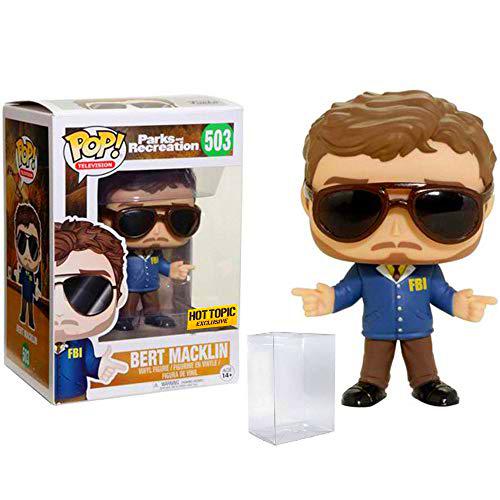 Bret Macklin FBI Vinyl Figure Bundled with Pop Box Protector Case