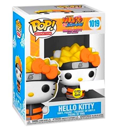 Funko Pop! Anime Hello Kitty x Naruto Crossover Exclusive Glow in The Dark Vinyl Figure