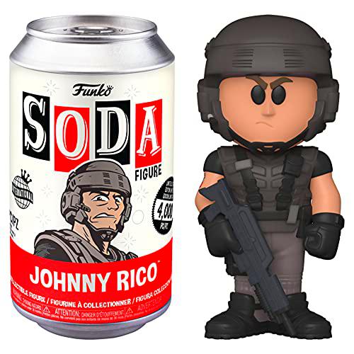 Funko Vinyl Soda: Starship Troopers- Johnny Rico w/Chase(IE) 1 in 6 Chance of Receiving a Chase Variant (Styles May Vary), 58338