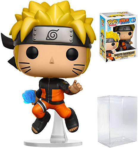 POP Naruto Shippuden - Naruto (Rasengan) Funko Pop! figura de vinilo (encuadernada con funda protectora compatible con caja de pop)