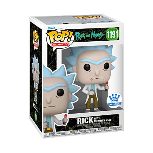 Funko POP! Animación Rick y Morty Rick con Vial de Memoria Funko Shop Exclusivo #1191