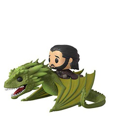 Funko Pop Rides: Game of Thrones-Jon Snow w/Rhaegal Figura Coleccionable