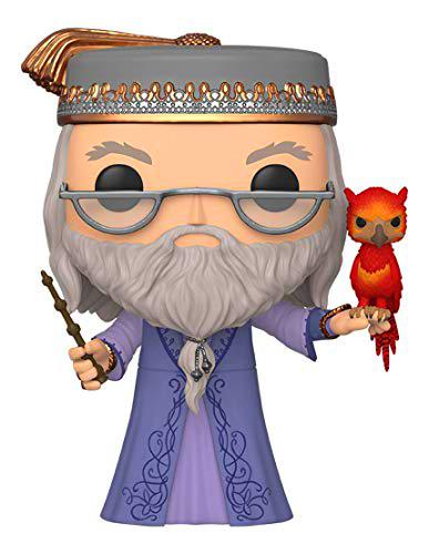 Funko- Pop Harry Potter: 10" Dumbledore w/Fawkes S10 Figura Coleccionable