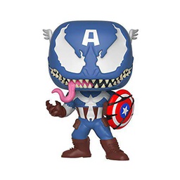 Funko 32686 POP Bobble: Marvel: Marvel Venom: Venom/Captain America
