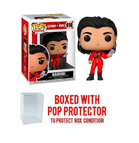 Pop! TV: Nairobi La Casa De Papel The Money Heist Pop! Figura de vinilo (incluye funda protectora)