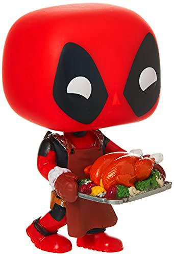Funko - Pop! Bobble Vinyle Marvel: Holiday - Deadpool Figura Coleccionable