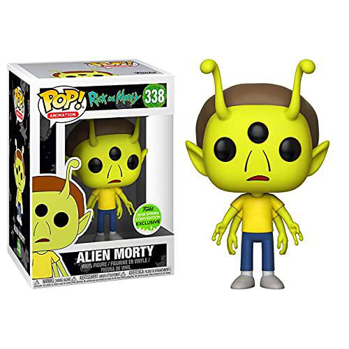 Funko Pop! Animación # 338 Rick y Morty Alien Morty (Exclusiva de la Convención de Primavera 2018)