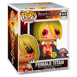 Pop! Attack on Titan - Mujer Titan Glow in The Dark 6" Super Sized