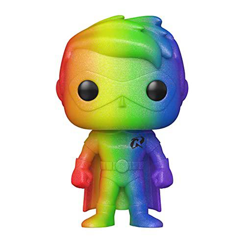 Funko Pop Heroes: DC Pride- Robin, Multicolor, Talla única