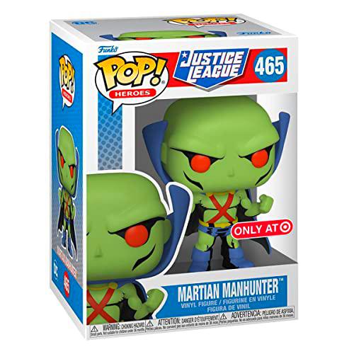 Funko Figura coleccionable de vinilo de la Liga de la Justicia Marciana Manhunter Pop!