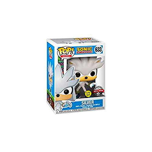 POP! Sonic The Hedgehog 633 Silver Glows in The Dark 30th Anniversary Special Edition