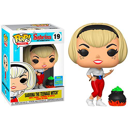 Funko! Sabrina la Bruja Adolescente Pop! Comics Sabrina with Cauldron Vinyl Figura Exclusiva de la Convención de Verano