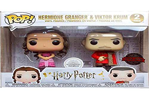Set 2 Figuras Pop Harry Potter Hermione and Krum Yule Exclusive