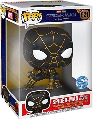 Spider-Man Figura Vinilo No Way Home - Black and Gold Suit (Jumbo Pop!) no