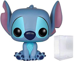 Funko Pop! Disney: Lilo &amp; Stitch - Stitch Seated Vinyl Figure (Bundled with Pop Box Protector Case)