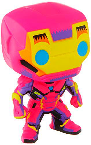 Funko- Pop Marvel Black Light Iron Man Juguete Coleccionable