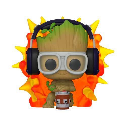 Funko: Pop Marvel: I Am Groot - Groot w/Detonator