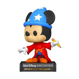 Funko- Pop Disney: Archives-Apprentice Mickey Figura Coleccionable