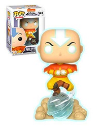 Funko Pop! Avatar The Last Airbender Aang on Airscooter Glow in The Dark GITD Chase Special Edition Sticker Figure