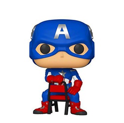 Funko Pop! Marvel Collector Corps Exclusive End Credits Captain America #693 con estuche acrílico gratis