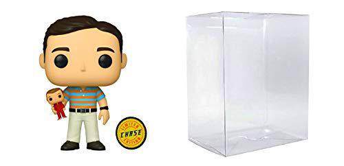 Andy Stitzer Holding Steve Austin Chase Edition Pop #1064 Pop Movies 40 Year Old Virgin Vinyl Figure (Bundled with EcoTek Protector to Protect Display Box)