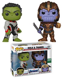 POP! Hulk &amp; Thanos - Juego de 2 cabezales de vinilo