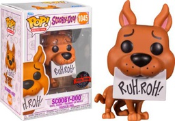 Funko Funko-61955 Figuras Scooby-Doo “Ruh-Roh” #1045 Pop Exclusive Edition