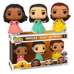 Funko Pop! 3-Pack Broadway: Hamilton - Angelica, Eliza and Peggy (Schuyler Sisters) (Special Edition) Vinyl Figures