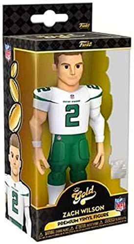 Funko Gold 5" NFL: NY Jets - Zach Wilson - 1/6 de Probabilidades de Obtener la RARA Variante Chase