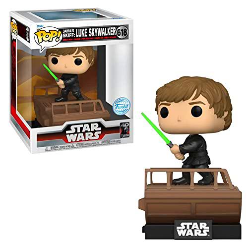 Funko Star Wars Episodio Vi: Return of The Jedi Luke Skywalker Jabba's Skiff 40th Anniversary Pop! Vinilo