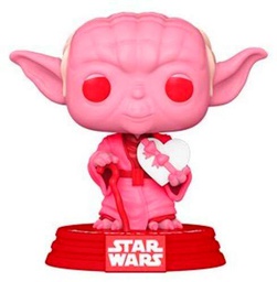 Funko- Pop Star Wars Valentines Yoda con Heart Juguete Coleccionable