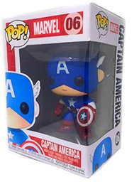Funko - Pop! Bobble Colección Marvel - Figura Capitán América (2224)