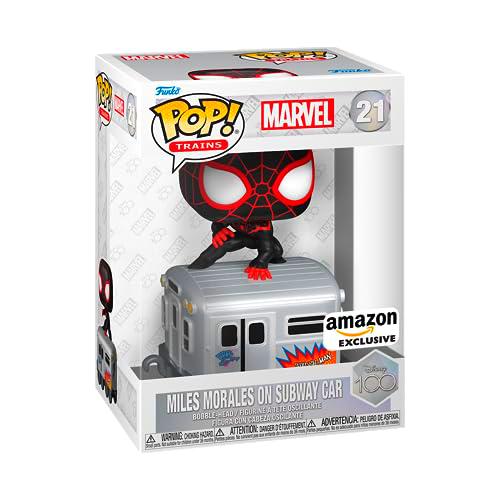 Funko POP! Trains: Disney 100 - Miles Morales - Spiderman Into The Spiderverse