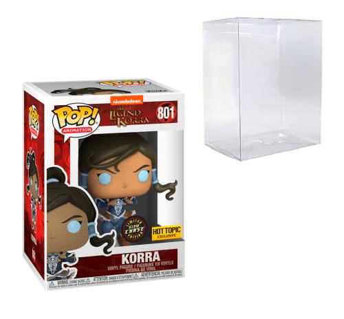 Pop! Animation: Legend of Korra- Korra Chase Pop! Exclusiva figura de vinilo (incluye funda protectora compatible con Pop Box)