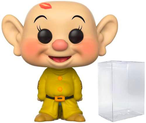 POP Disney: Blancanieves y los siete enanos - Figura de vinilo Dopey de edición limitada Chase Funko (viene con funda protectora de caja compatible)