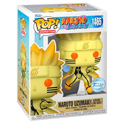 Funko Pop Naruto Shippuden: Naruto Uzumaki Kurama Link Mode Figura Edición Especial Multicolor Exclusivo (Común)