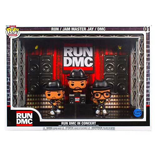 Funko Pop! Moments Deluxe: Run Run DMC Stage - Figura de Vinilo Coleccionable