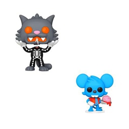Funko Simpsons Treehouse of Horror Itchy and Scratchy Halloween 2 Pack Pop Exclusive 1267