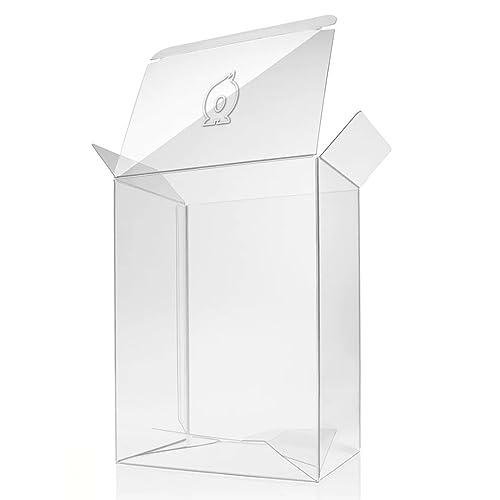 Fanatiko Pack de 10 Protectores Silver para Funko Pop 6"- Funda Funko Pop de 0,4mm Grosor