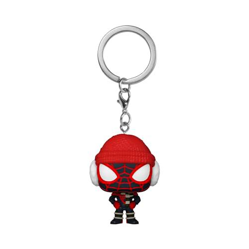 Funko Pop! Keychain: Miles Morales - Winter Miles, 4-Inch