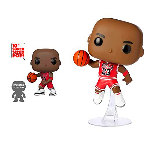 Funko - Pop! NBA: Bulls - 10%22 Michael Jordan (Red Jersey) Figura De Vinil