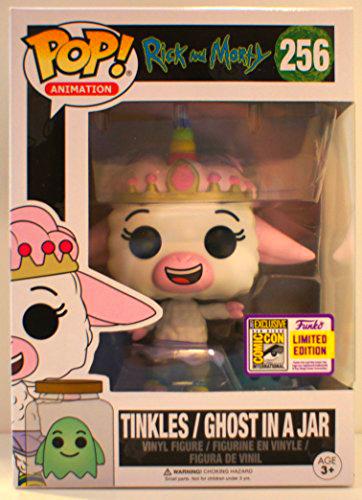 Funko - Figurine Rick &amp; Morty - Tinkles &amp; Ghost in a Jar SDCC 2017 Pop 10cm