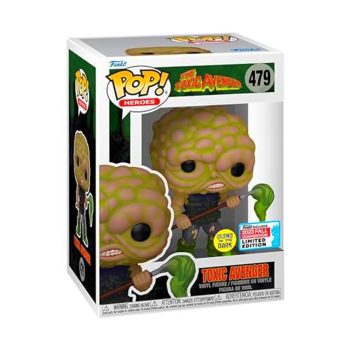 Funko ¡Pop! Heroes: El Vengador Tóxico *Brilla en la Oscuridad* (NYCC 2023 Compartido Exclusivo)