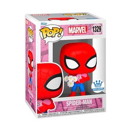 Funko ¡Pop! Marvel: Serie de San Valentín - Spider-Man con flores Shop Exclusive