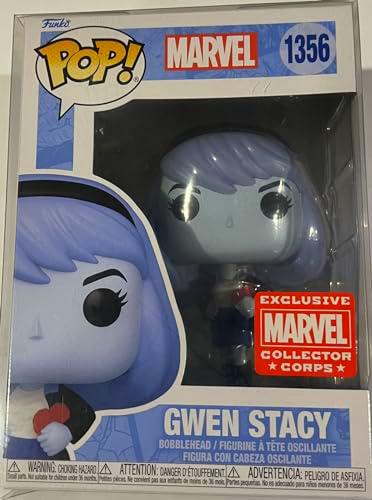 POP! Funko Marvel Collector Corps Exclusive Spider-Man Blue Gwen Stacy #1356 con funda acrílica