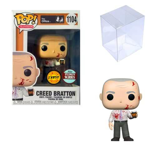 Funko The Office Bloody Creed Chase Specialty Series Exclusive Figure Bundled with Pop Protector