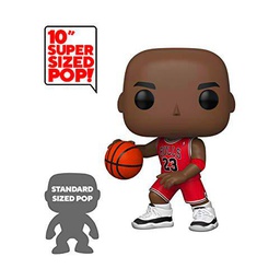 Funko - Pop! NBA: Bulls - 10" Michael Jordan (Red Jersey) Figura De Vinil